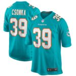 Larry Csonka Miami Dolphins Nike Game Retired Player Jersey - Aqua- 49Native