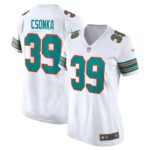 Larry Csonka Miami Dolphins Nike Retired Player Jersey - White- 49Native