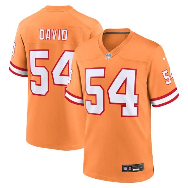 Lavonte David Tampa Bay Buccaneers Nike Throwback Game Jersey - Orange- 49Native