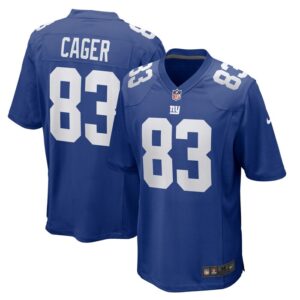 Lawrence Cager New York Giants Nike Home Game Player Jersey - Royal- 49Native