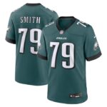 Lecitus Smith Philadelphia Eagles Nike  Game Jersey - Midnight Green- 49Native