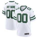 New York Jets Nike Custom Game Jersey - Legacy White- 49Native