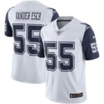 Leighton Vander Esch Nike Dallas Cowboys Color Rush Vapor Limited Jersey - White- 49Native