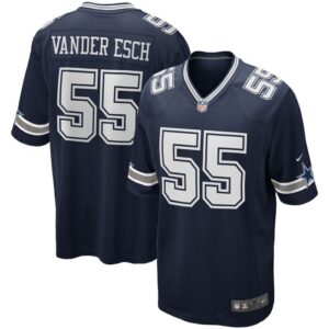 Leighton Vander Esch Dallas Cowboys Nike Team Game Jersey - Navy- 49Native