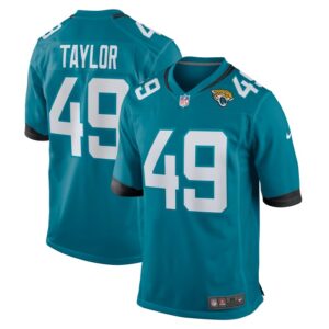 Leonard Taylor Jacksonville Jaguars Nike  Game Jersey -  Teal- 49Native