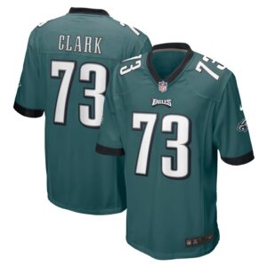 Le'Raven Clark Philadelphia Eagles Nike  Game Jersey - Midnight Green- 49Native