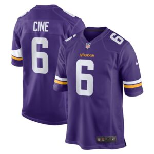 Lewis Cine Minnesota Vikings Nike Game Player Jersey - Purple- 49Native