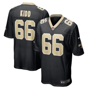 Lewis Kidd New Orleans Saints Nike Game Player Jersey - Black- 49Native
