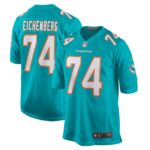 Liam Eichenberg Miami Dolphins Nike Game Jersey - Aqua- 49Native