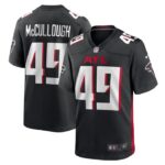 Liam McCullough Atlanta Falcons Nike Team Game Jersey -  Black- 49Native