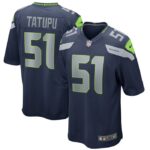 Lofa Tatupu Seattle Seahawks Nike Game Retired Player Jersey - College Navy- 49Native