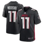 Logan Woodside Atlanta Falcons Nike Team Game Jersey -  Black- 49Native