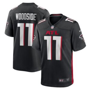 Logan Woodside Atlanta Falcons Nike Team Game Jersey -  Black- 49Native