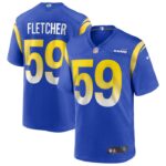 London Fletcher Los Angeles Rams Nike Game Retired Player Jersey - Royal- 49Native