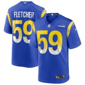 London Fletcher Los Angeles Rams Nike Game Retired Player Jersey - Royal- 49Native