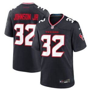 Lonnie Johnson Jr. Houston Texans Nike Team Game Jersey -  Navy- 49Native