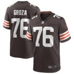 Lou Groza Cleveland Browns Nike Game Retired Player Jersey - Brown- 49Native