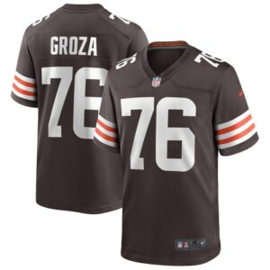 Lou Groza Cleveland Browns Nike Game Retired Player Jersey - Brown- 49Native