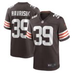 Lucas Havrisik Cleveland Browns Nike Team Game Jersey -  Brown- 49Native