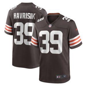 Lucas Havrisik Cleveland Browns Nike Team Game Jersey -  Brown- 49Native
