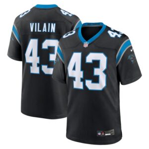 Luiji Vilain Carolina Panthers Nike  Game Jersey -  Black- 49Native