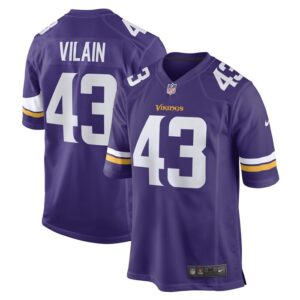 Luiji Vilain Minnesota Vikings Nike Game Player Jersey - Purple- 49Native