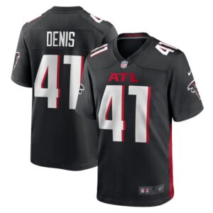 Lukas Denis Atlanta Falcons Nike  Game Jersey -  Black- 49Native