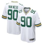 Lukas Van Ness Green Bay Packers Nike  Game Jersey -  White- 49Native