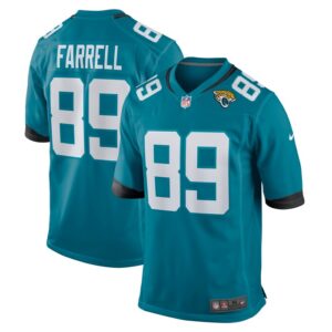 Luke Farrell Jacksonville Jaguars Nike Game Jersey - Teal- 49Native