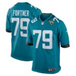 Luke Fortner Jacksonville Jaguars Nike Game Jersey - Teal- 49Native