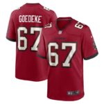 Luke Goedeke Tampa Bay Buccaneers Nike Game Player Jersey - Red- 49Native