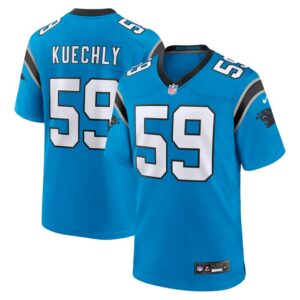Luke Kuechly Carolina Panthers Nike Retired Player Game Jersey - Blue- 49Native