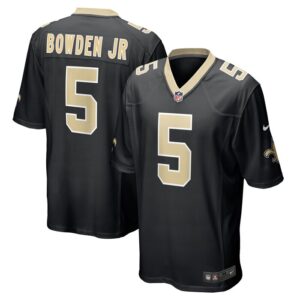 Lynn Bowden Jr. New Orleans Saints Nike Team Game Jersey -  Black- 49Native