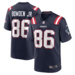 Lynn Bowden Jr. New England Patriots Nike Home Game Player Jersey - Navy- 49Native