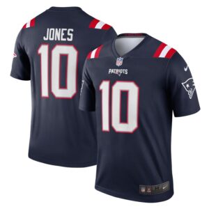 Mac Jones New England Patriots Nike Legend Jersey - Navy- 49Native