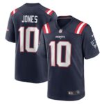 Mac Jones New England Patriots Nike Player Game Jersey - Navy- 49Native