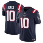 Mac Jones New England Patriots Nike Vapor F.U.S.E. Limited Jersey - Navy- 49Native