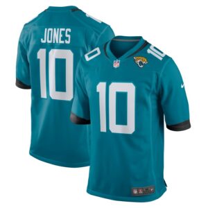 Mac Jones Jacksonville Jaguars Nike Team Game Jersey -  Teal- 49Native
