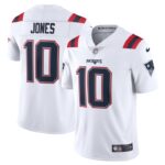 Mac Jones New England Patriots Nike Vapor Limited Jersey - White- 49Native