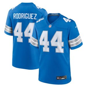 Malcolm Rodriguez Detroit Lions Nike Game Jersey - Blue- 49Native