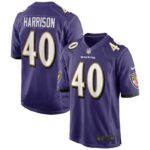 Malik Harrison Baltimore Ravens Nike Game Jersey - Purple- 49Native