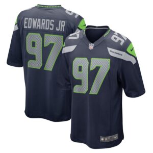 Mario Edwards Jr. Seattle Seahawks Nike  Game Jersey - College Navy- 49Native