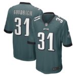 Mario Goodrich Philadelphia Eagles Nike Game Player Jersey - Midnight Green- 49Native