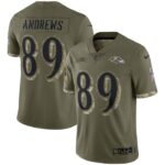 Mark Andrews Baltimore Ravens Nike 2022 Salute To Service Limited Jersey - Olive- 49Native