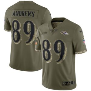Mark Andrews Baltimore Ravens Nike 2022 Salute To Service Limited Jersey - Olive- 49Native