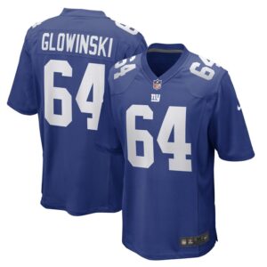 Mark Glowinski New York Giants Nike Game Player Jersey - Royal- 49Native