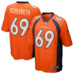 Mark Schlereth Denver Broncos Nike Game Retired Player Jersey - Orange- 49Native