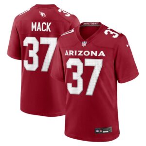 Marlon Mack Arizona Cardinals Nike Team Game Jersey -  Cardinal- 49Native