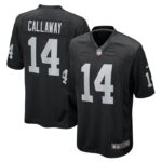 Marquez Callaway Las Vegas Raiders Nike Team Game Jersey -  Black- 49Native
