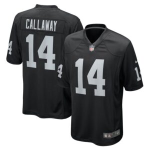 Marquez Callaway Las Vegas Raiders Nike Team Game Jersey -  Black- 49Native
